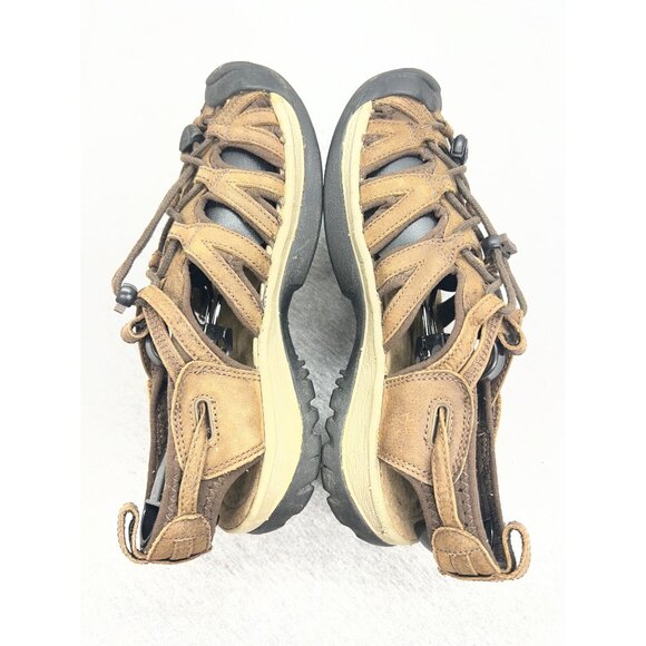 Keen Brown Leather Strappy Hiking Sandals Mens Size 8.5 Outdoor Durable Toe Prot main image 4
